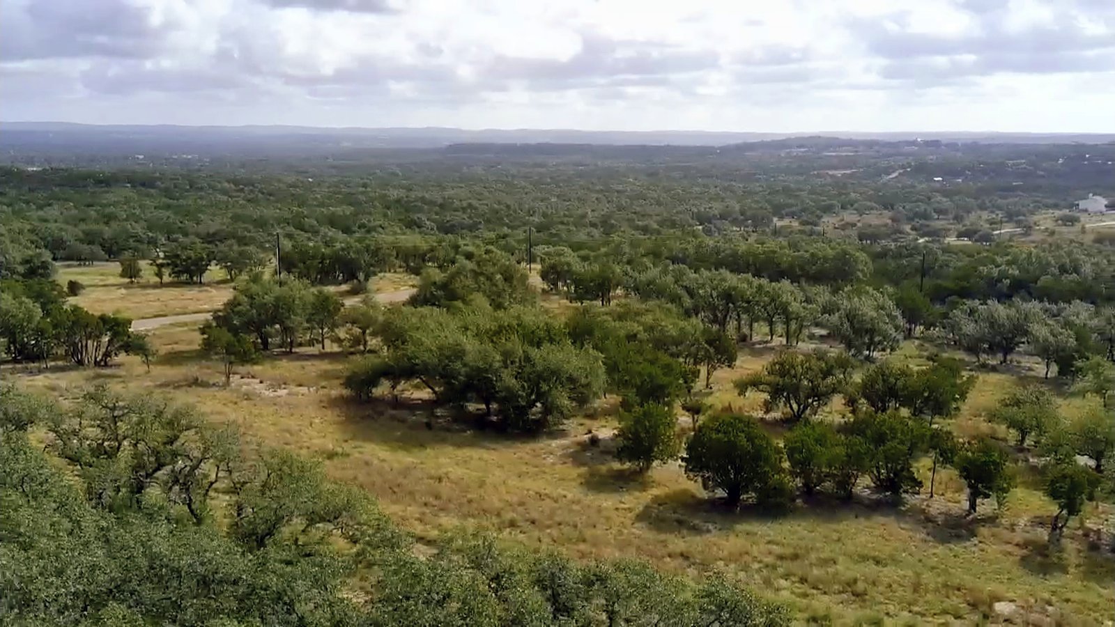 Oak groves and the layered valley beyond